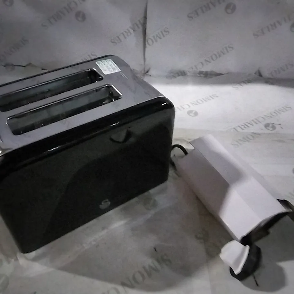 BOXED SWAN SOLACE VARIABLE WIDTH 2 SLICE TOASTER 