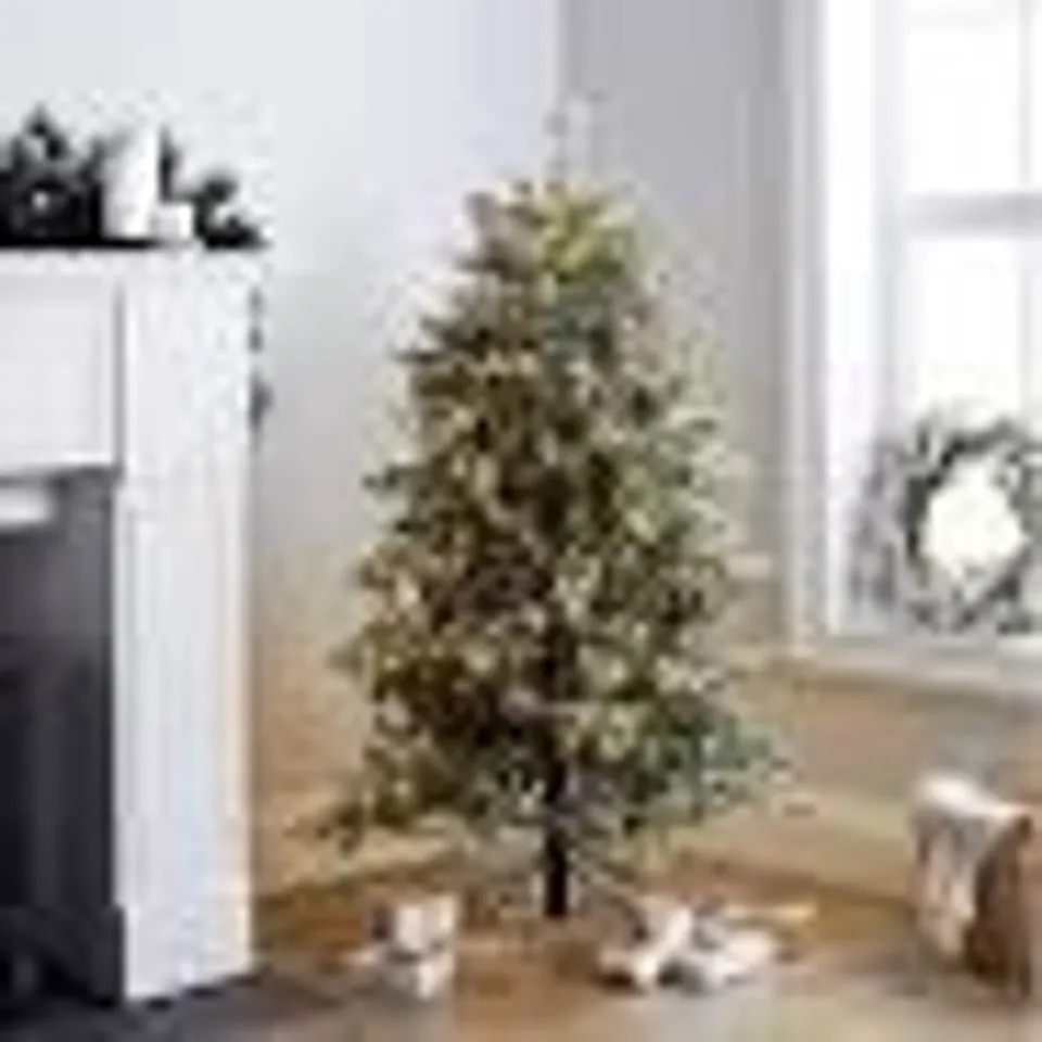 5 FOOT SNOWKISSED PRE LIT CHRISTMAS TREE 