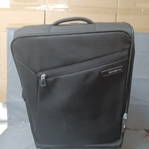 SAMSONITE LITEBEAM SPINNER 66/24 EXP MEDIUM SOFTSHELL CASE-BLACK