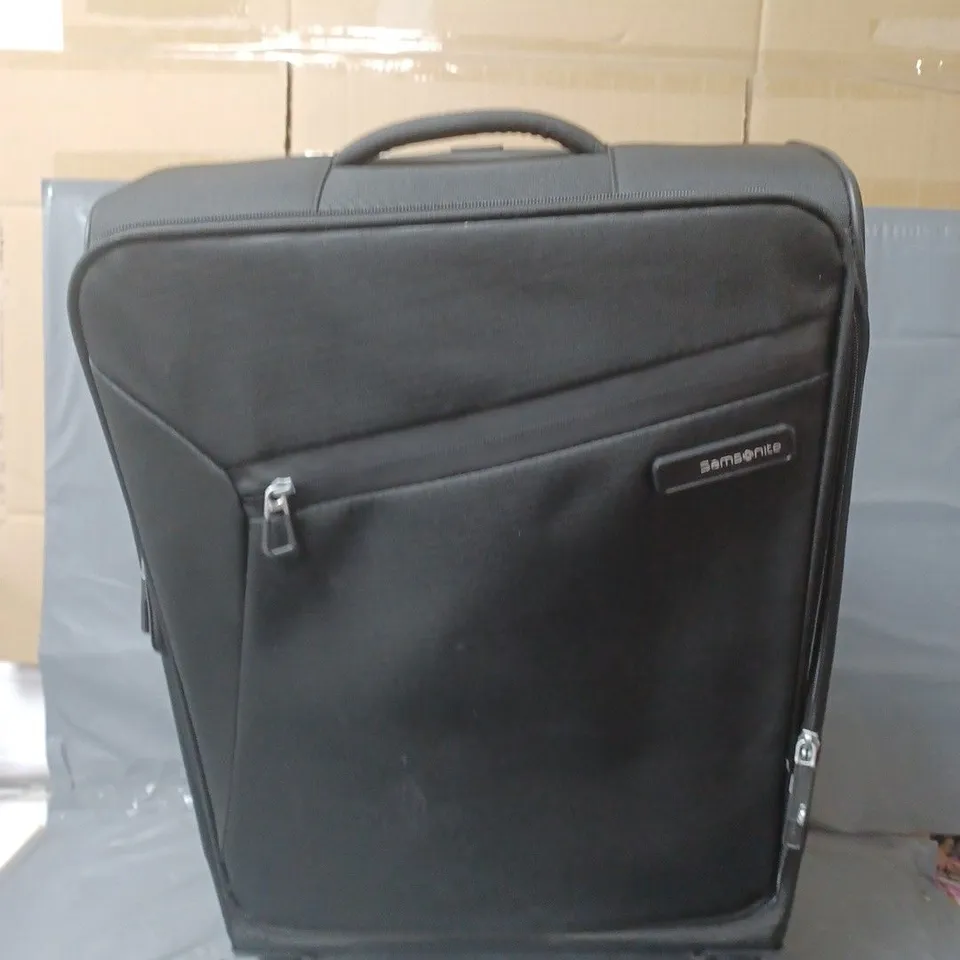 SAMSONITE LITEBEAM SPINNER 66/24 EXP MEDIUM SOFTSHELL CASE-BLACK