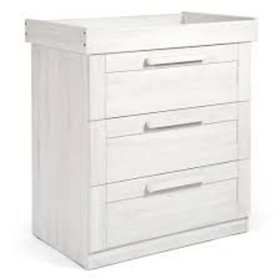 BOXED MAMAS & PAPAS ATLAS DRESSER CHANGER - NIMBUS WHITE (2 BOXES)
