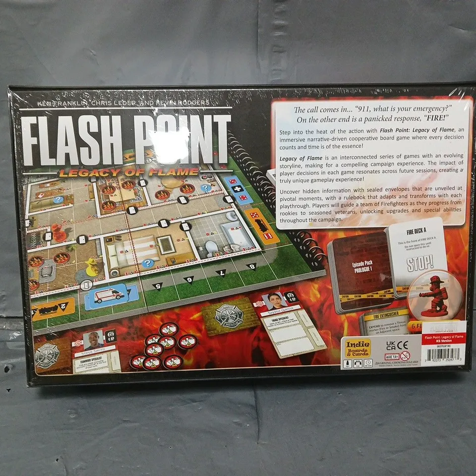 BOXED AND SEALED FLASH POINT - LEGACY OF FLAME
