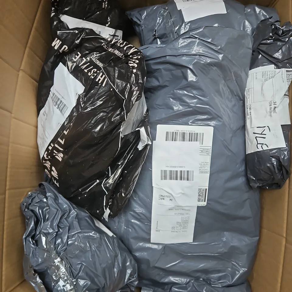 APPROXIMATELY 20 ASSORTED CLOTHING ITEMS IN VARIOUS STYLES AND SIZES 