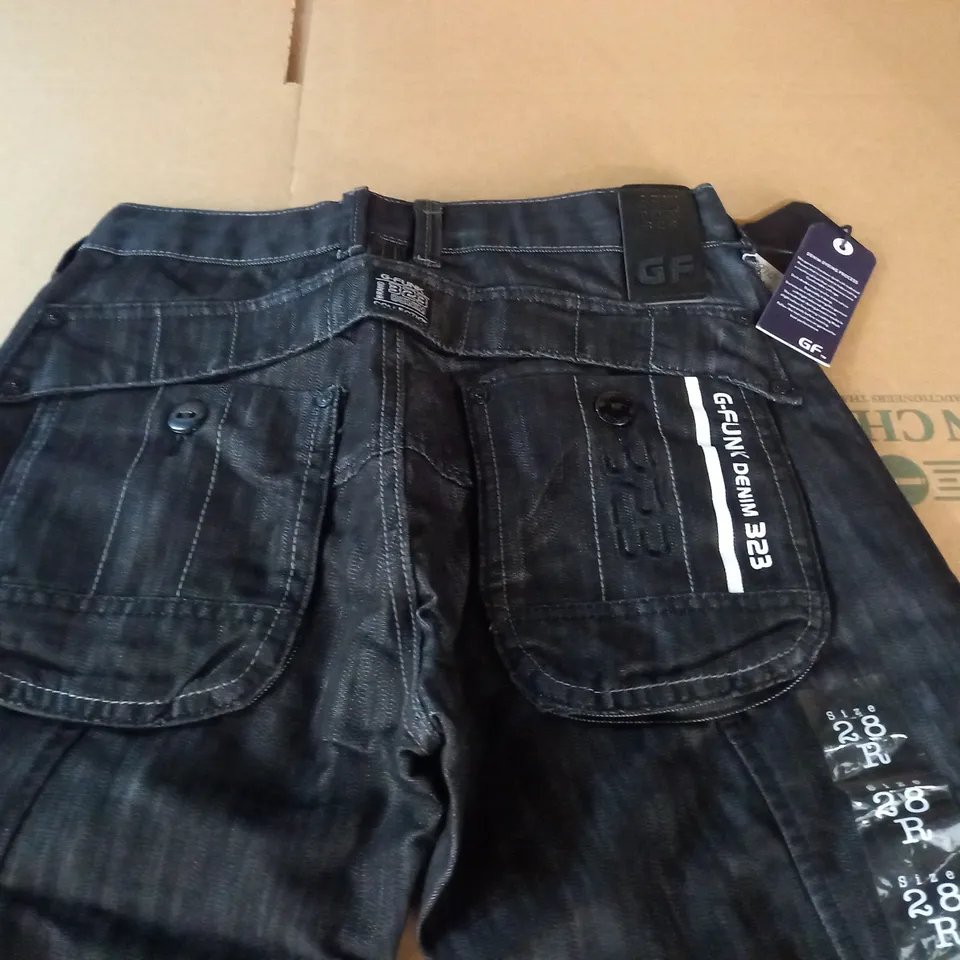 G-FUNK DENIM BLACK JEANS - W28 L32