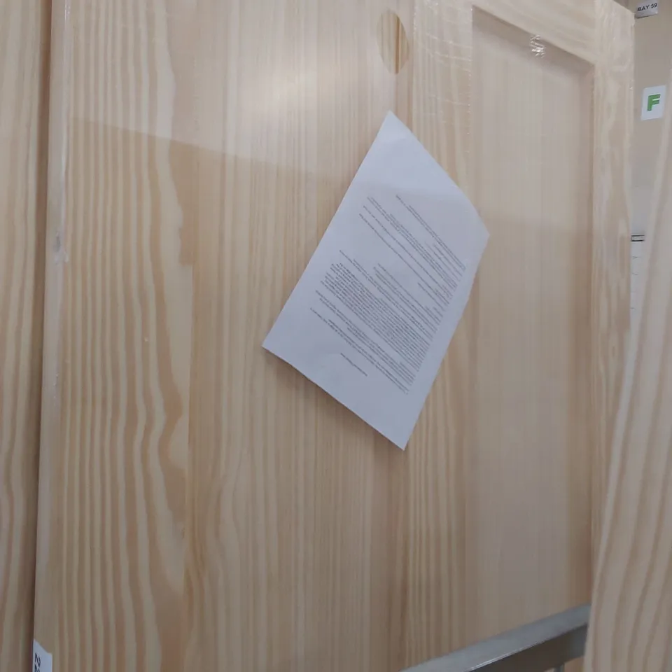 CLEAR PINE FOUR PANEL INTERNAL DOOR 2040 × 826mm