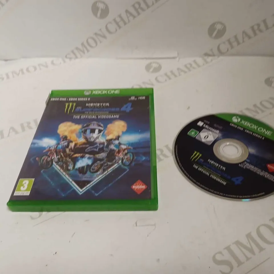 XBOX ONE . XBOX SERIES X MONSTER ENERGY SUPERCROSS 4