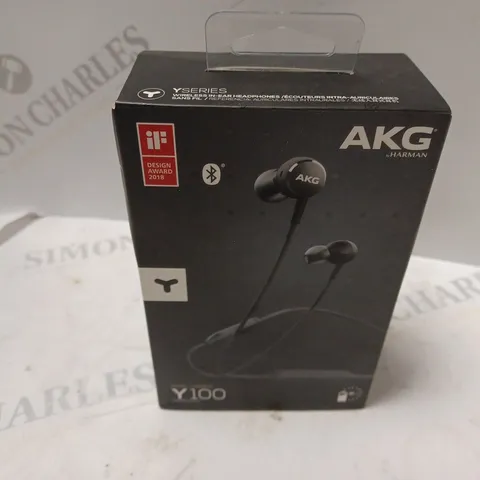 BOXED HARMAN AKG Y100 WIRELESS EARBUDS
