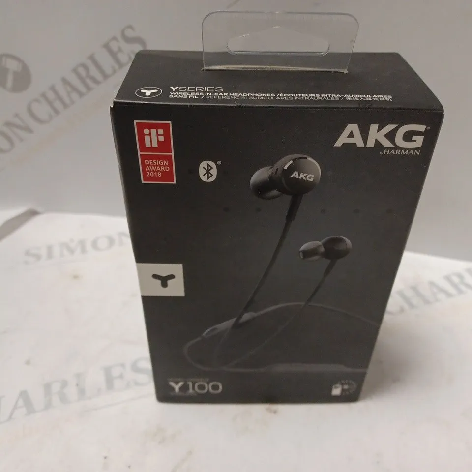 BOXED HARMAN AKG Y100 WIRELESS EARBUDS