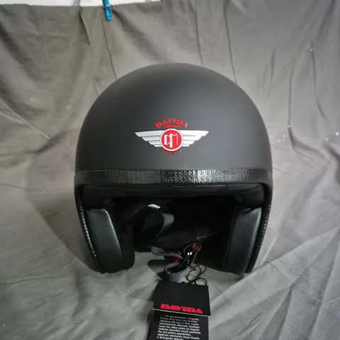 DAVIDA SPEEDSTER V4 MOTORCYCLE HELMET - SIZE XL - MATT BLACK