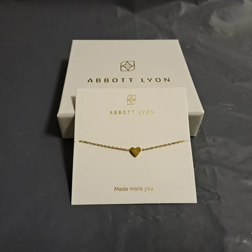 BOXED ABBOTT LYON MINI HEART BRACELET 