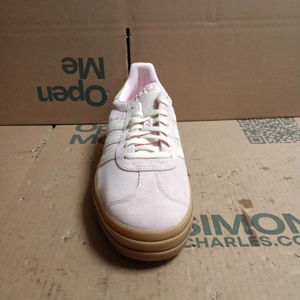 ADIDAS GAZELLE BOLD TRAINERS PINK SIZE 9