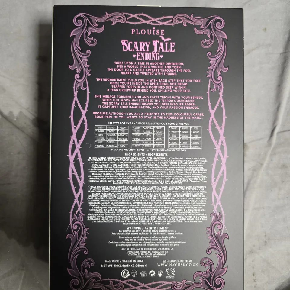 P.LOUISE SCARY TALE ENDING EYE & FACE PALETTE 