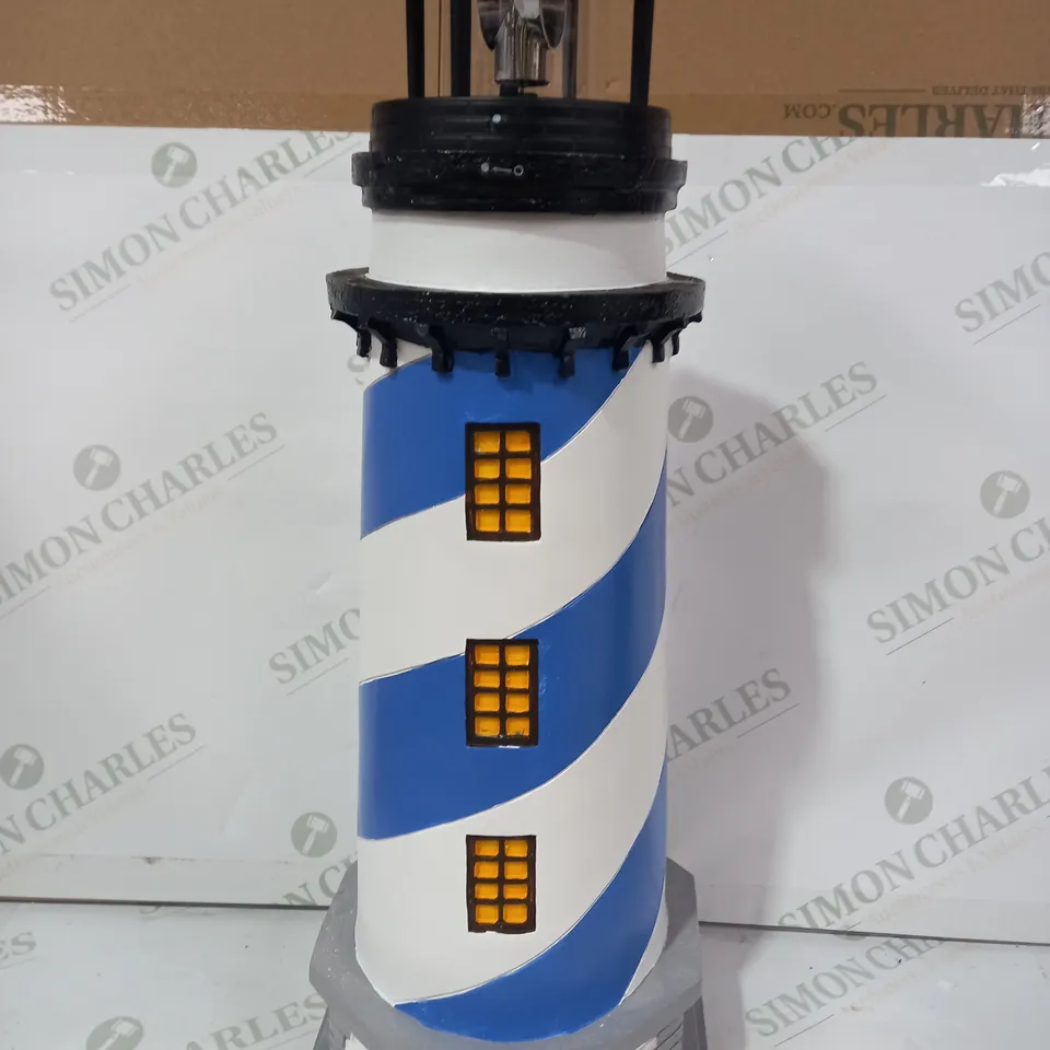 GARDEN REFLECTIONS SOLAR LED LIGHTHOUSE