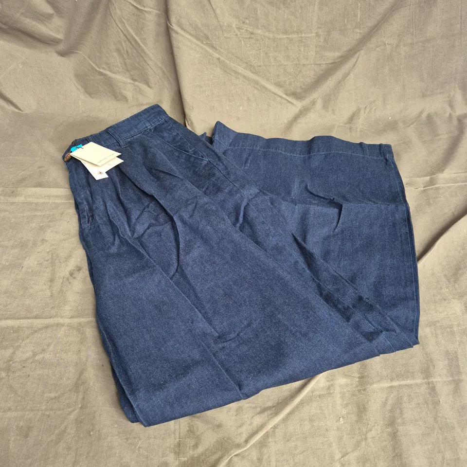 NOBODY'S CHILD AVA TROUSER IN BLUE SIZE 14