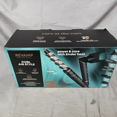 REVAMP PROFESSIONAL CURL AIR STYLE HAIR STYLER WITH ATTACHMENTS – BOXED