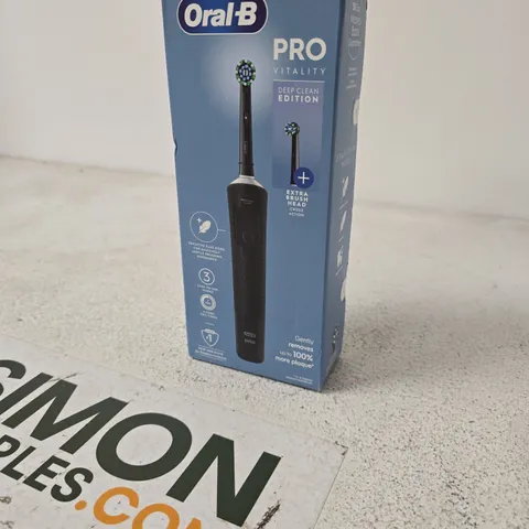 ORAL-B PRO VITALITY DEEP CLEAN EDITION ELECTRIC TOOTHBRUSH – BOXED