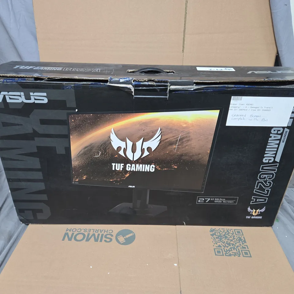 ASUS TUF GAMING VG27A 27-INCH MONITOR - BOXED