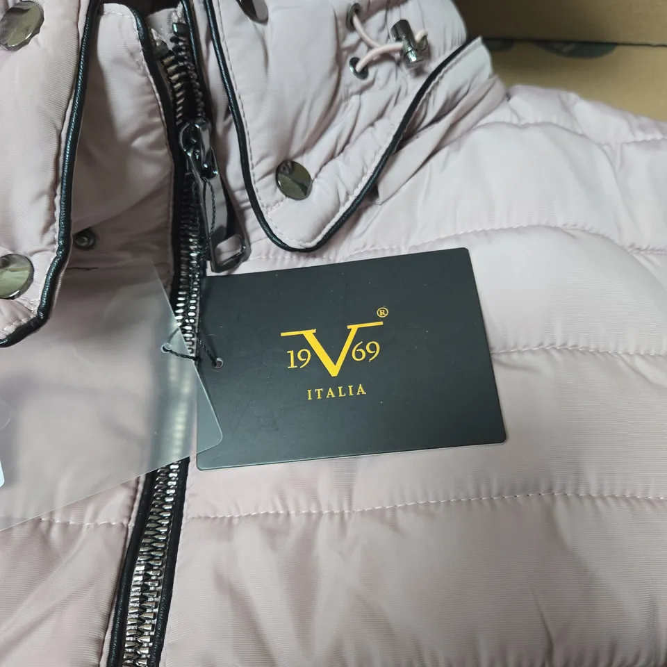 V 1969 ITALIA ROSA HOODED COAT XXL