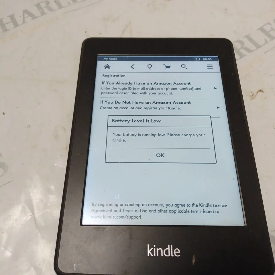AMAZON KINDLE MODEL: EY21