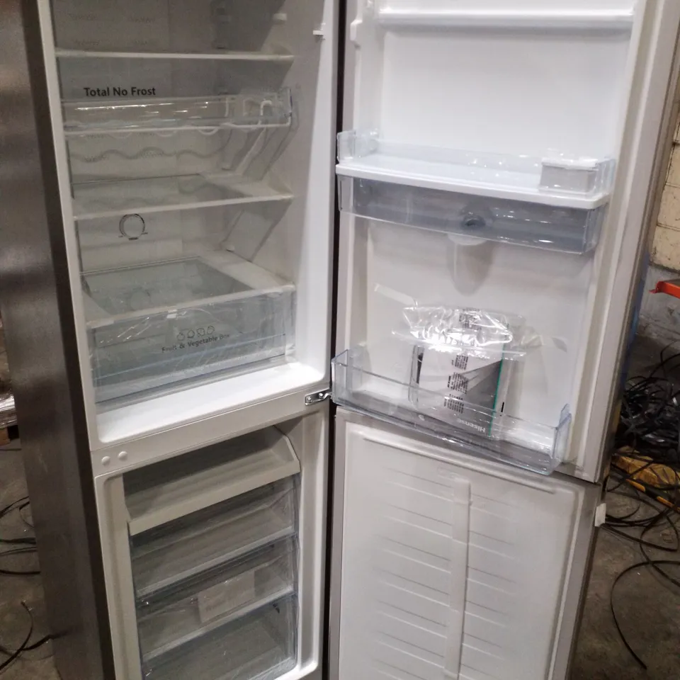 HISENSE RB327N4WCE 55cm FREESTANDING 50/50 FRIDGE FREEZER SILVER - UNPROCESSED RAW RETURN