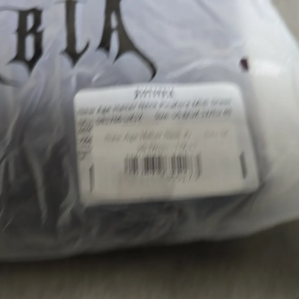 BAGGED DISTURBIA NEW AGE HALTER NECK PINAFORE - SIZE 12