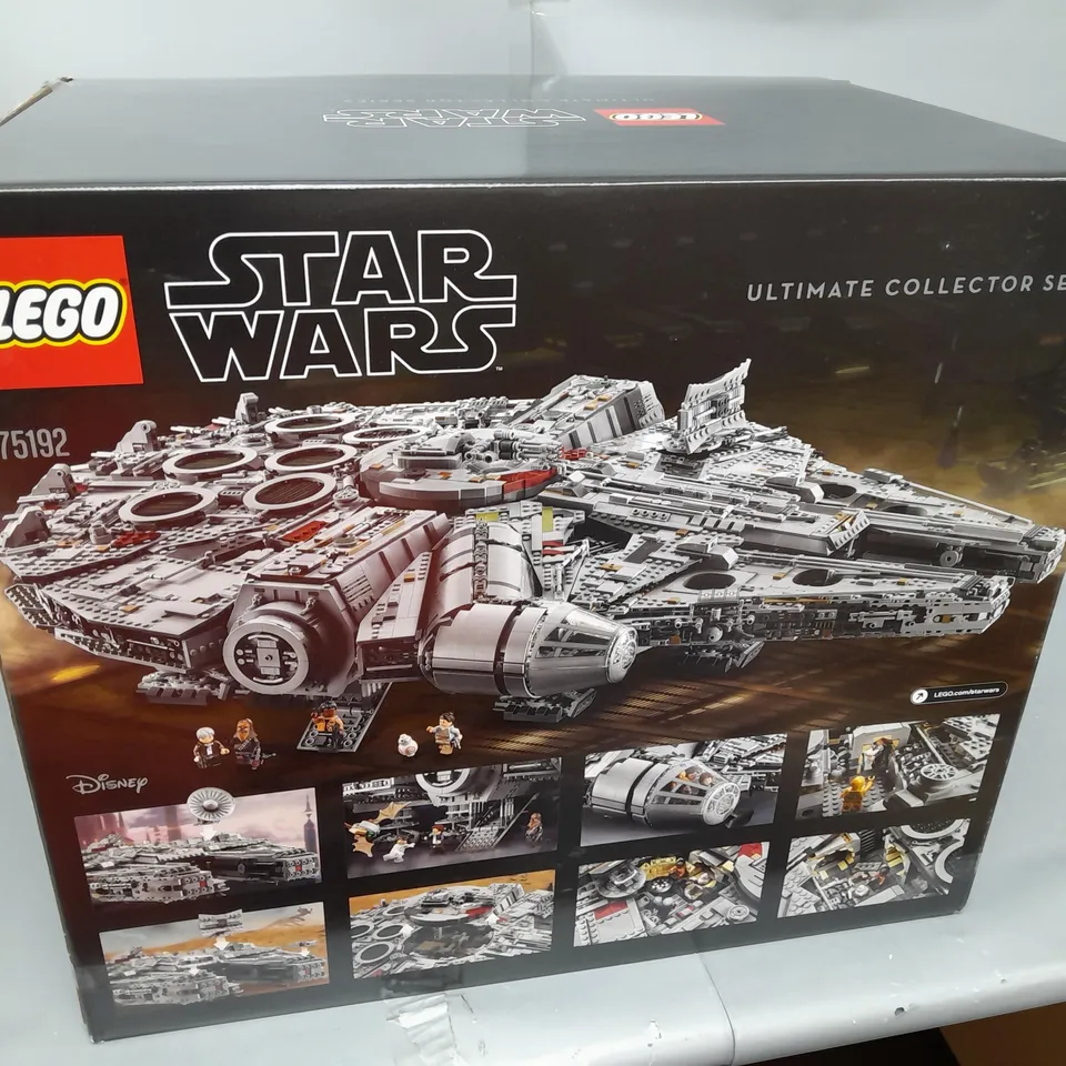 BOXED LEGO STARWARS ULTIMATE COLLECTORS SERIES 75192 MILLENIUM FALCON 