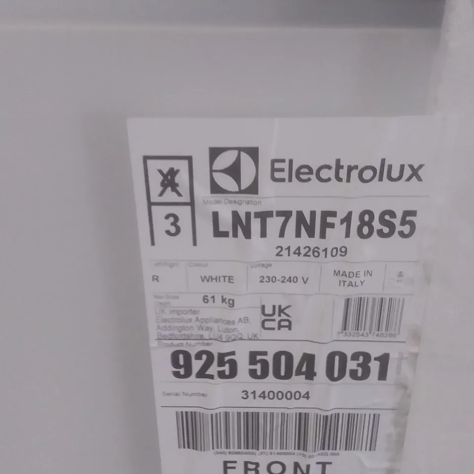 ELECTROLUX LNT7NF18S5 FRIDGE FREEZER RRP £834.00