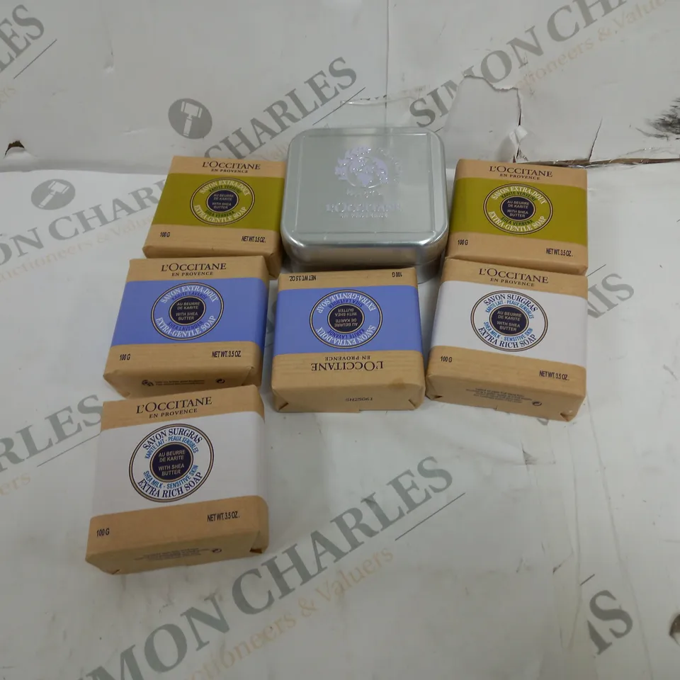 LOCCITANE 7 PIECE SOAP COLLECTION 