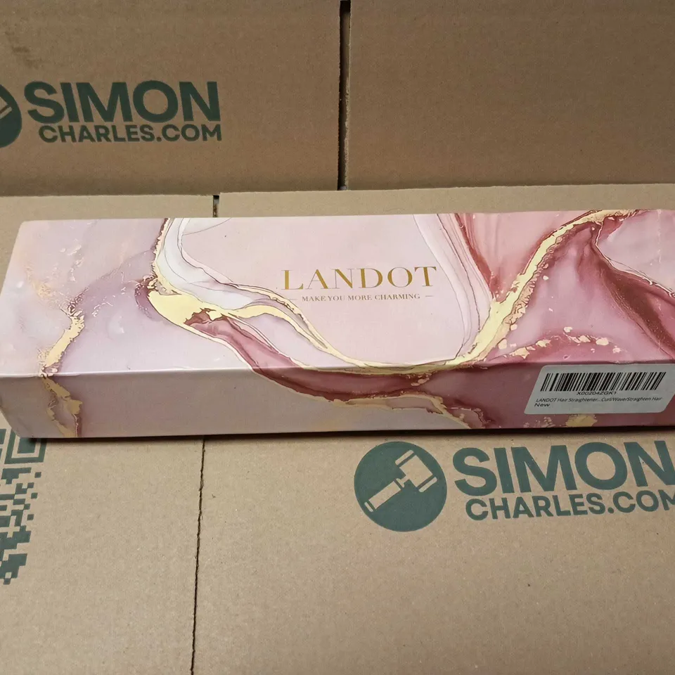 LANDOT HS168 HAIR STRAIGHTENER, BOXED WITH MANUAL