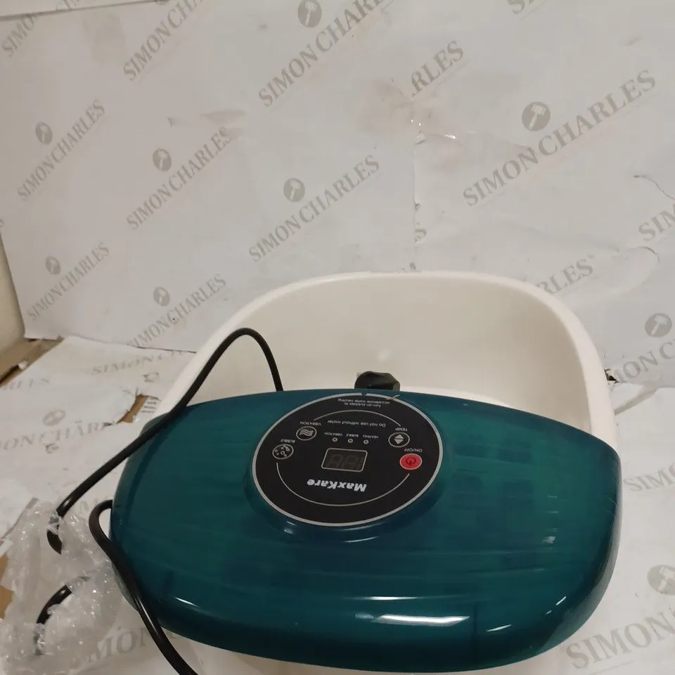 MAXKARE FOOT BATH MASSAGER WITH HEATER BUBBLES