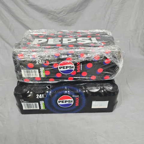 LOT OF 48 330ML CANS OF PEPSI INCLUDES MAX AND CHERRY