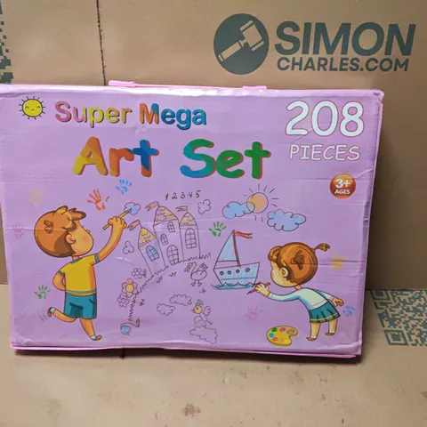 SUPER MEGA ART SET – 208 PIECES (KIDS CRAFT KIT)