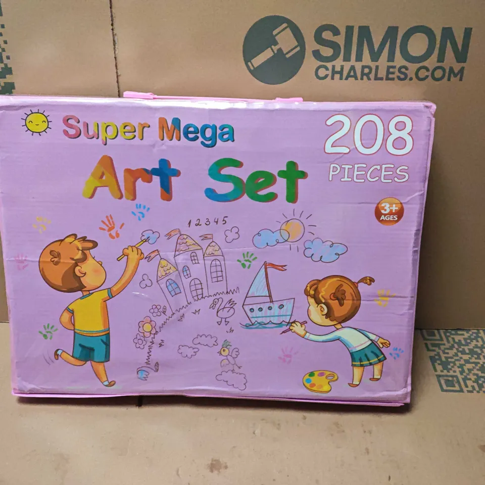 SUPER MEGA ART SET – 208 PIECES (KIDS CRAFT KIT)