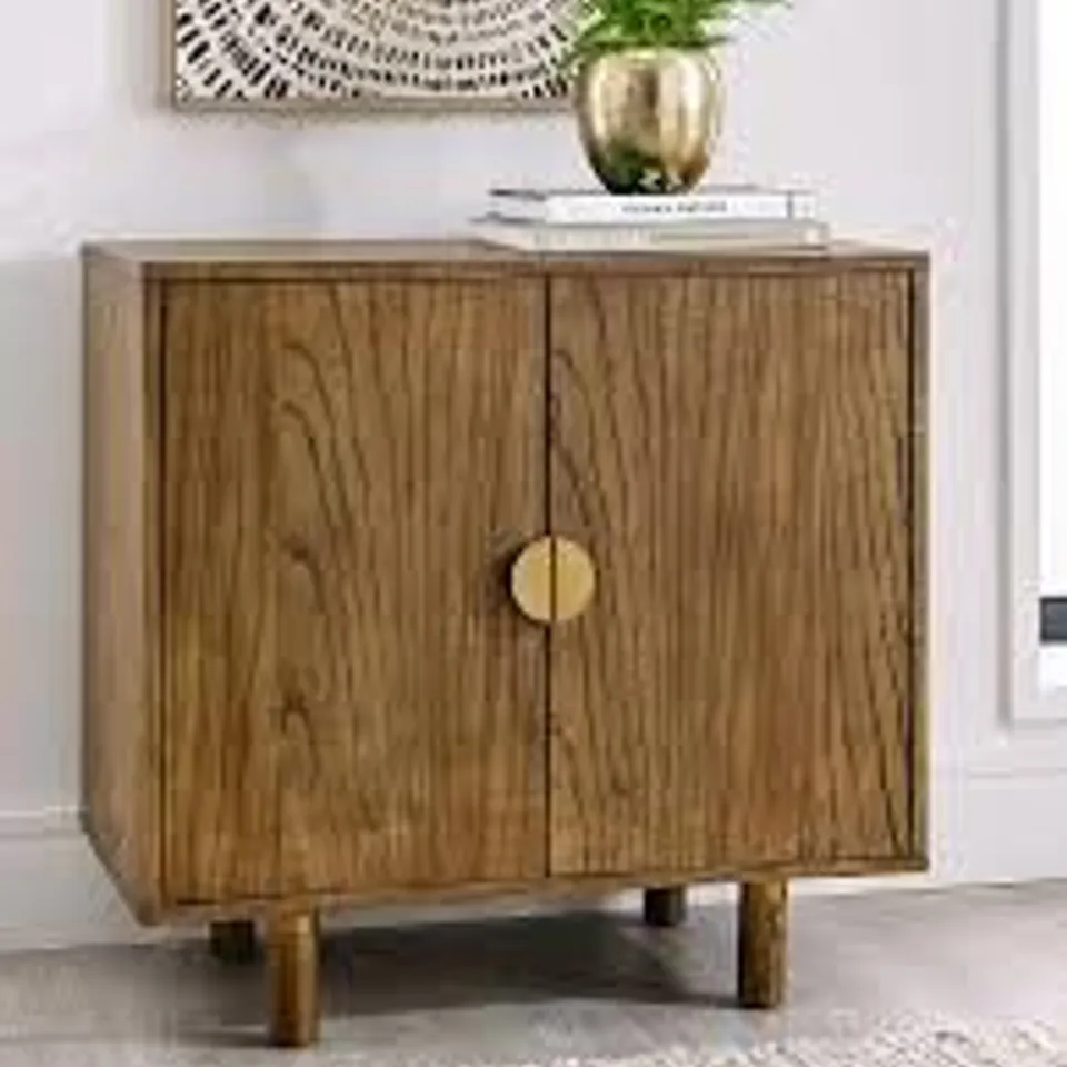 BOXED DISC 2 DOOR COMPACT SIDEBOARD (1 BOX) RRP £319