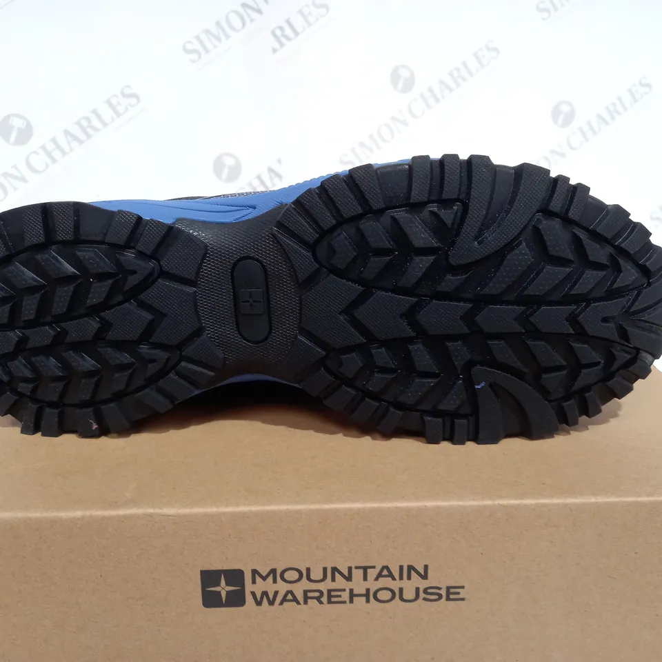 BOXED MOUNTAIN WAREHOUSE NAVY SHOES - SIZE UK 6