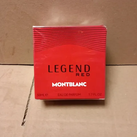 BOXED AND SEALED LEGEND RED MONTBLANC EAU DE PARFUM 50ML