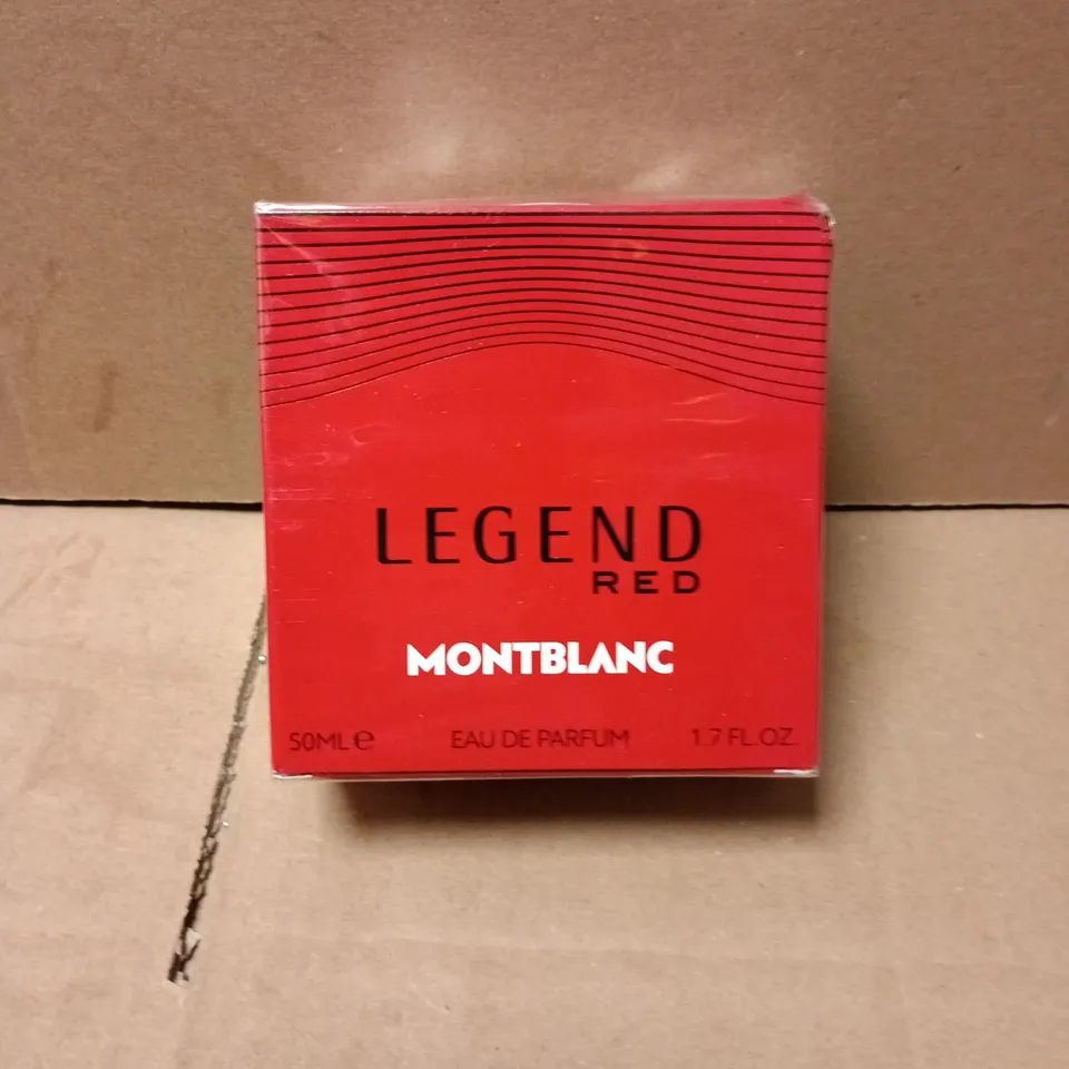 BOXED AND SEALED LEGEND RED MONTBLANC EAU DE PARFUM 50ML