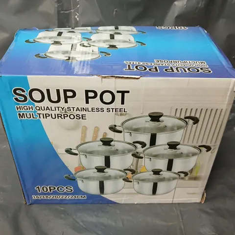 BOXED SOUP POT SET (10pcs)