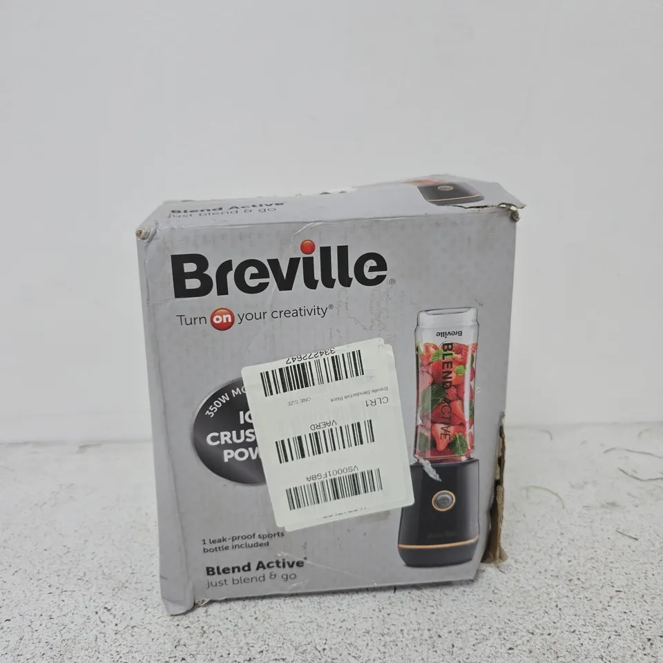 BREVILLE BLEND ACTIVE BLENDER – BOXED (BLACK)