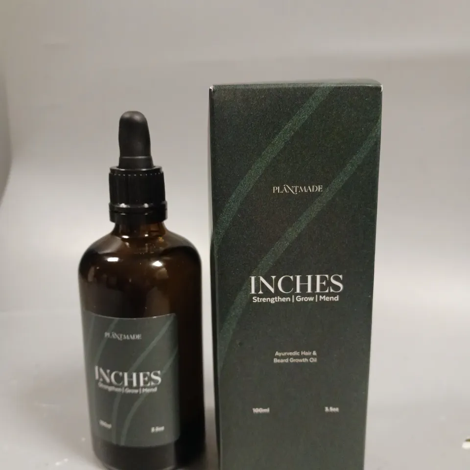 PLANTMADE INCHES HAIR & BEARD GROWTH OIL - 100ML