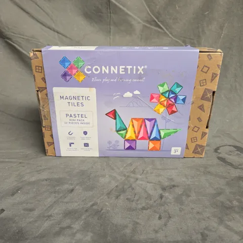 BOXED CONNETIX MAGNETIC TILES IN PASTEL 32 PCES