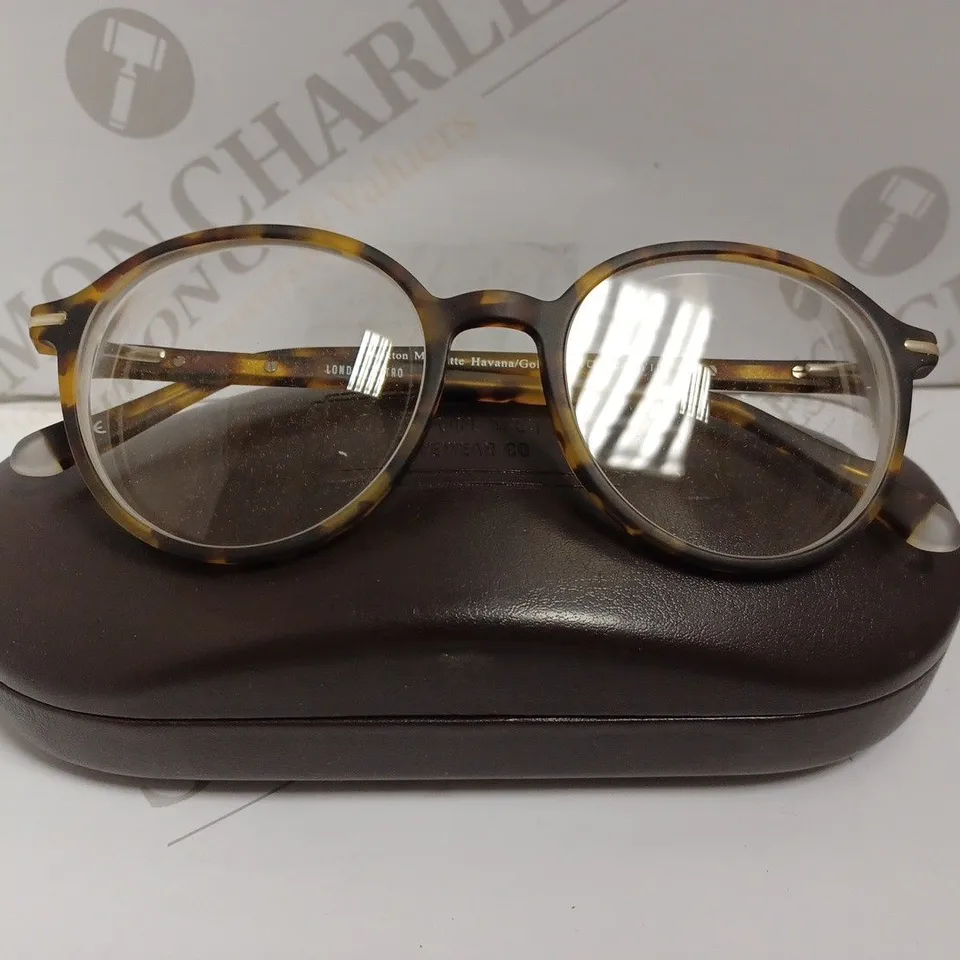 LONDON RETRO BECKTON MATTA HAVANA/GOLD PRESCRIPTION GLASSES