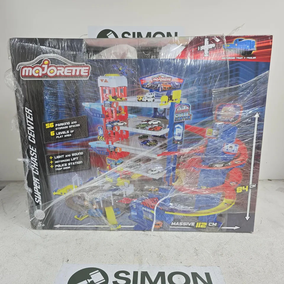 MAJORETTE SUPER CHASE CENTER PARKING GARAGE PLAYSET