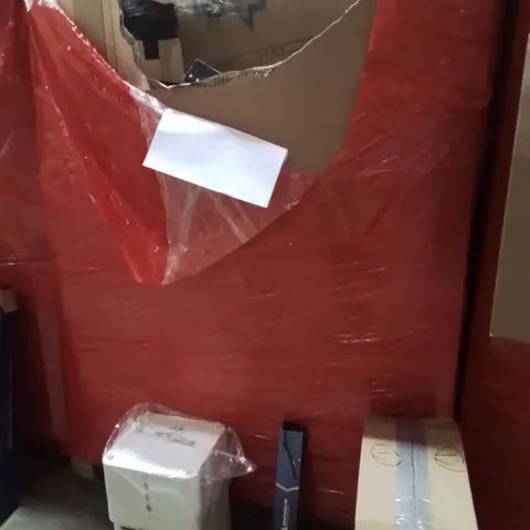 PALLET OF ASSORTED HOUSEHOLD GOODS AND PRODUCTS TO INCLUDE;AIR COOLER,WINDOW WIPERS,BAG