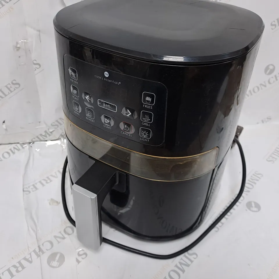 COOK'S ESSENTIALS 4L AIR FRYER - BLACK