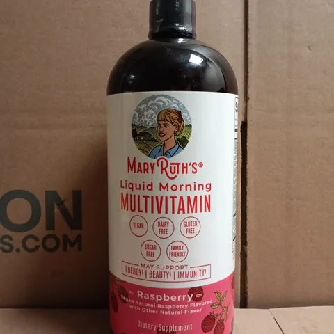MARY RUTH'S LIQUID MORNING MULTIVITAMIN – RASPBERRY FLAVOUR (887ML)
