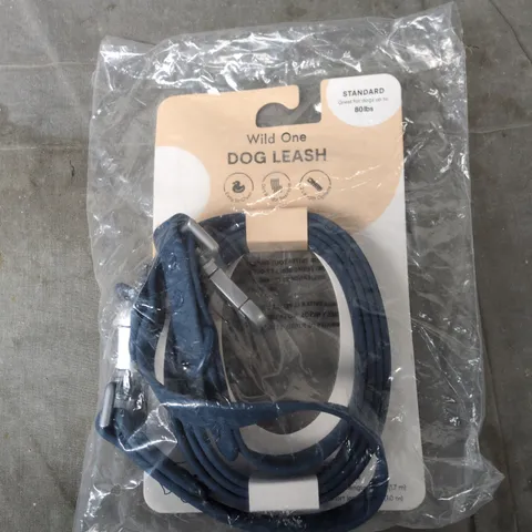 WILD ONE DOG LEASH – BLUE, STANDARD (UP TO 80LBS)