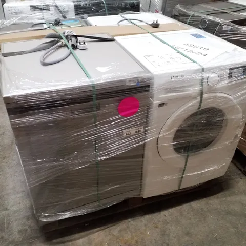 PALLET OF APPROXIMATELY 4 UNPROCESSED RAW RETURN WHITE GOODS TO INCLUDE