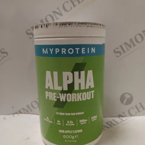 MY PROTEIN ALPHA PRE-WORKOUT SOUR APPLE FLAVOUR