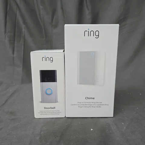 RING VIDEO DOORBELL WITH CHIME (2ND GEN)